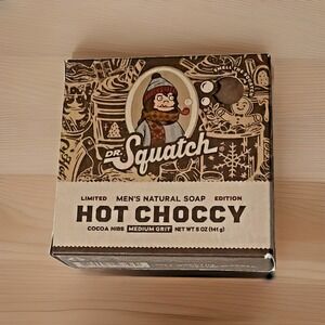Dr. Squatch Hot Choccy Soap - Men's Natural Body Bar - Medium Grit - 5 oz